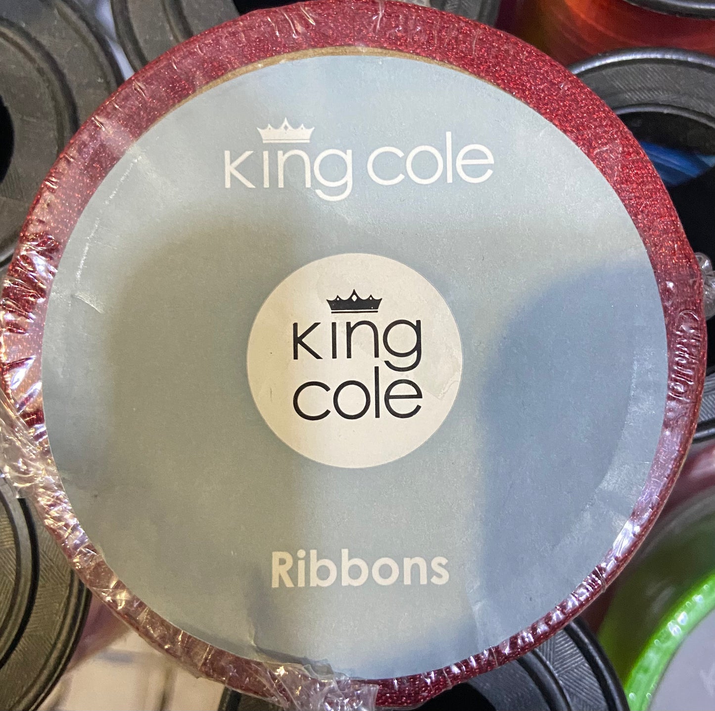 KING COLE RUBAN SATIN DOUBLE FACE 15mm-4M Rouge