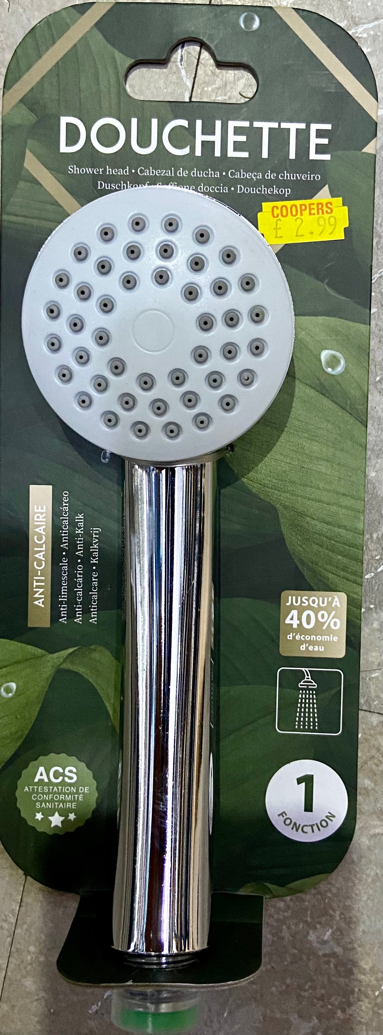 POMMEAU DE DOUCHE