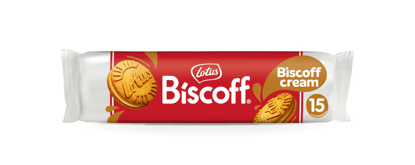 Lotus Biscoff Cream Sandwich Biscuits 150g