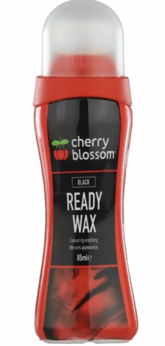 Cirage pour Chaussures en Cuir Rénovateur de Couleur Cherry Blossom Black Prêt à l'Emploi 85ml