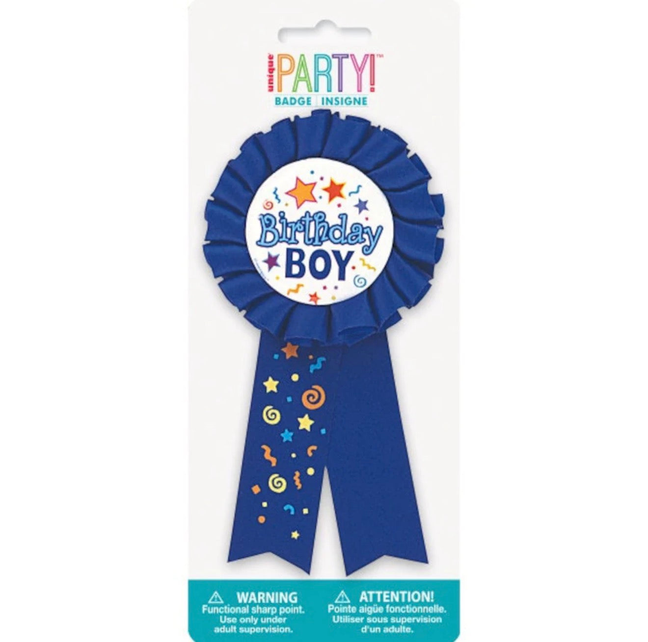 UNIQUE BIRTHDAY BOY AWARD RIBBON