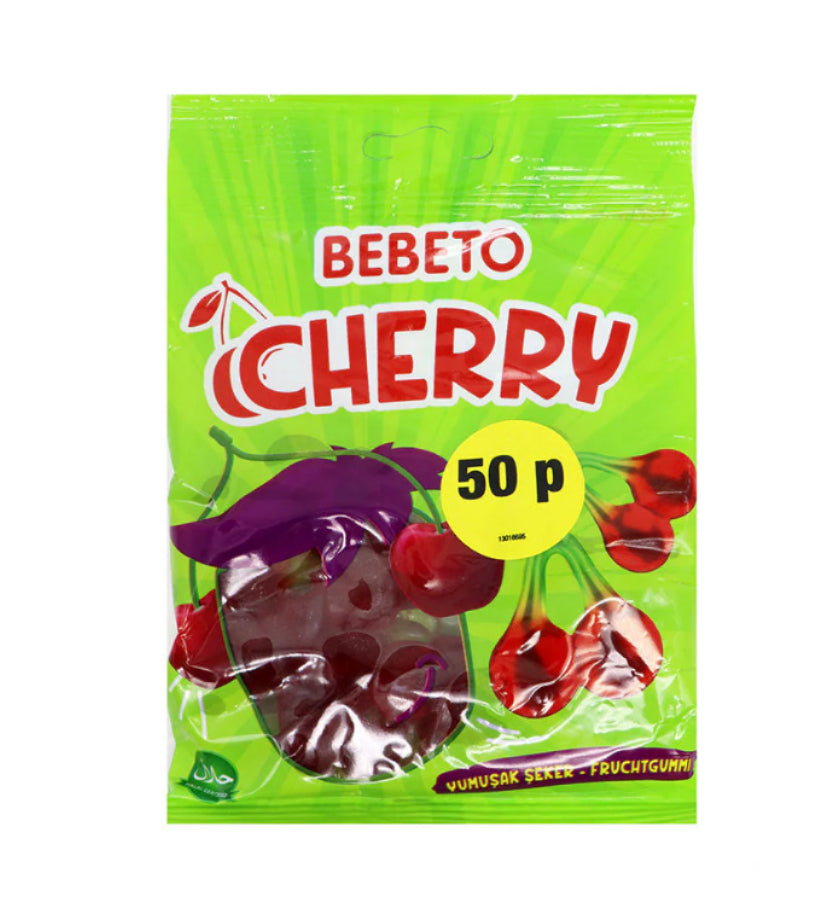 BEBETO BONBONS GÉLIFIÉS CERISE 70g