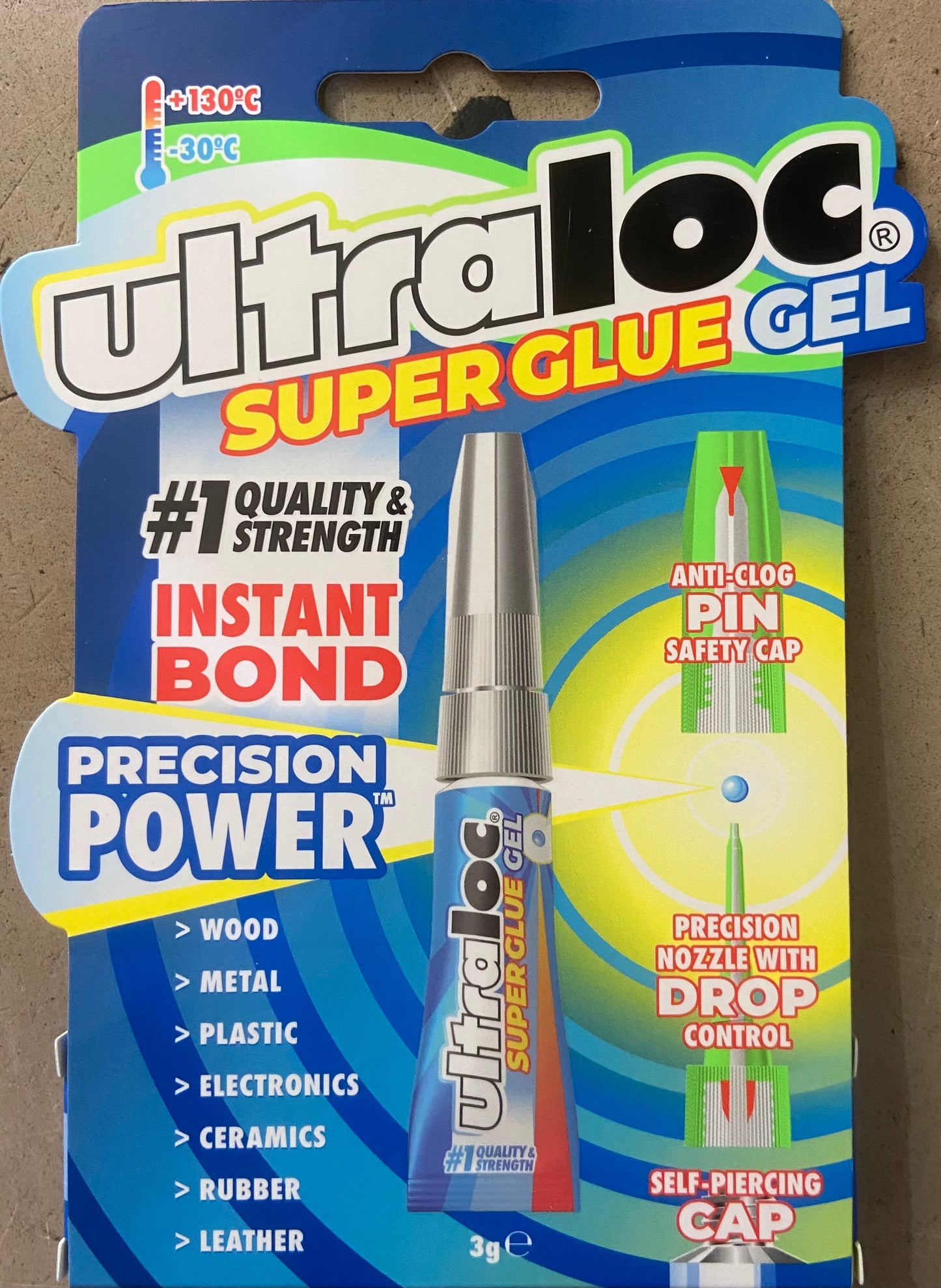 SUPER GLUE GEL ULTRALOC GEL NON-STOP