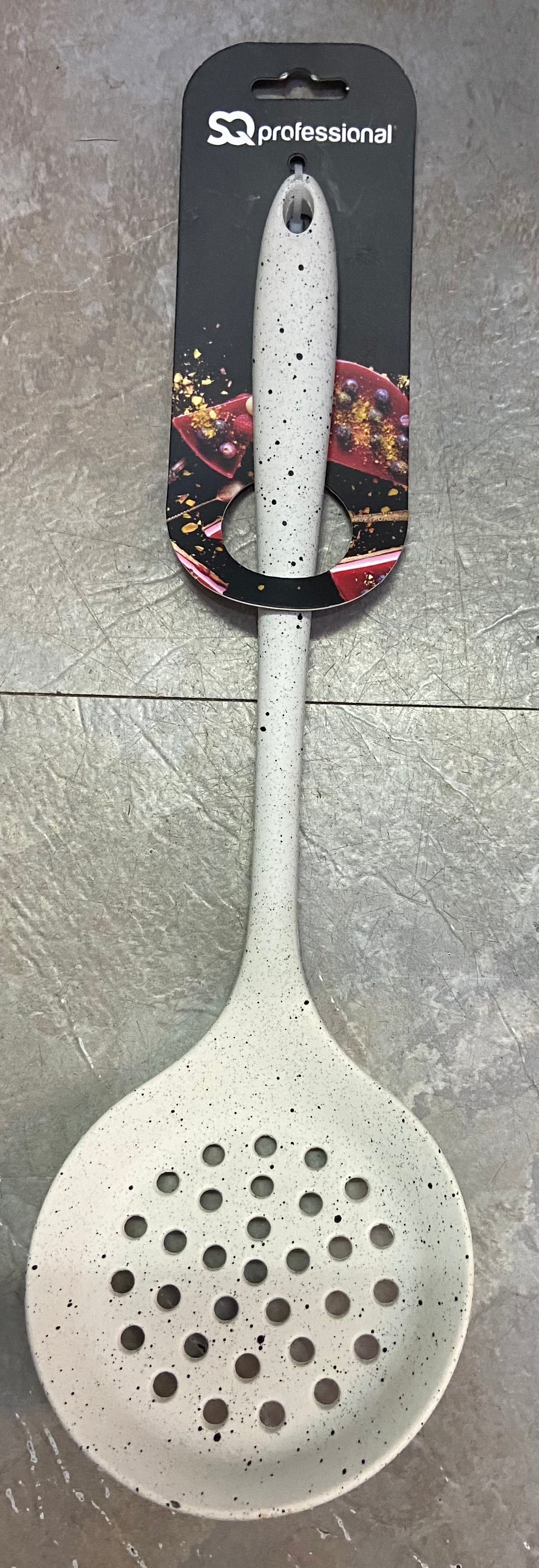 Écumoire en silicone blanche