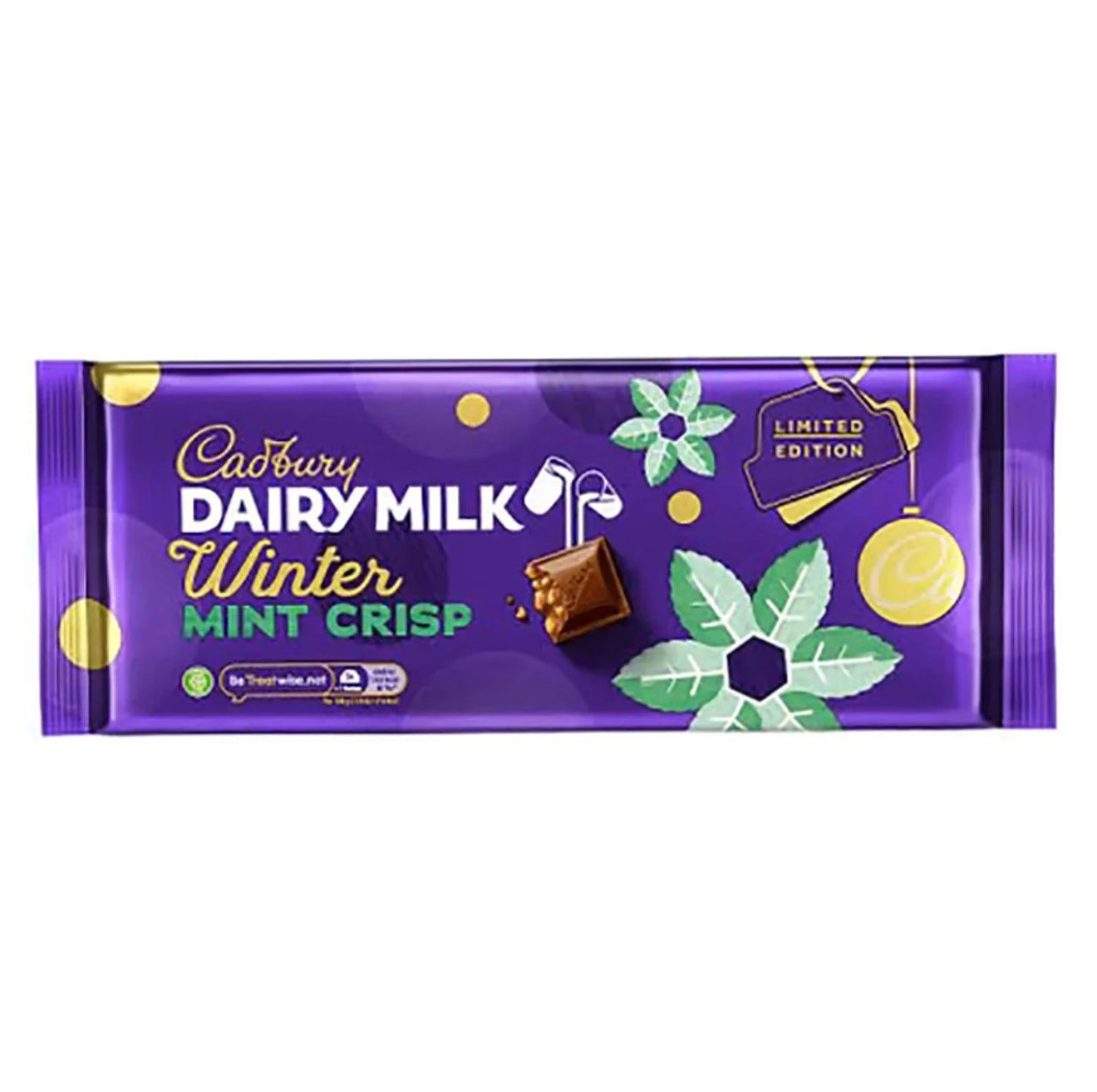 Cadbury Dairy Milk Winter Mint Crisp Bar 360g