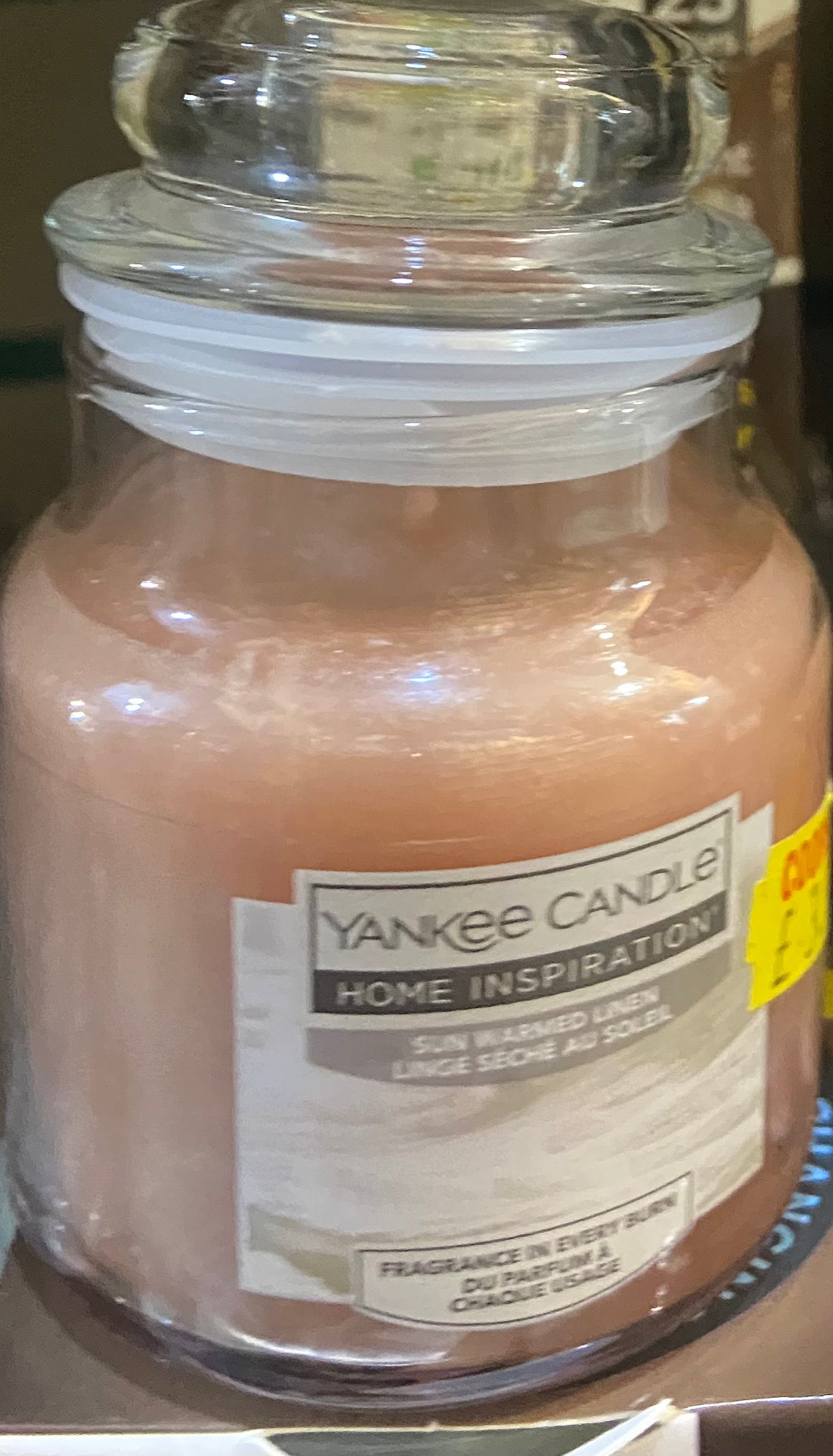 Bougie Yankee LINGE CHAUD SOLEIL