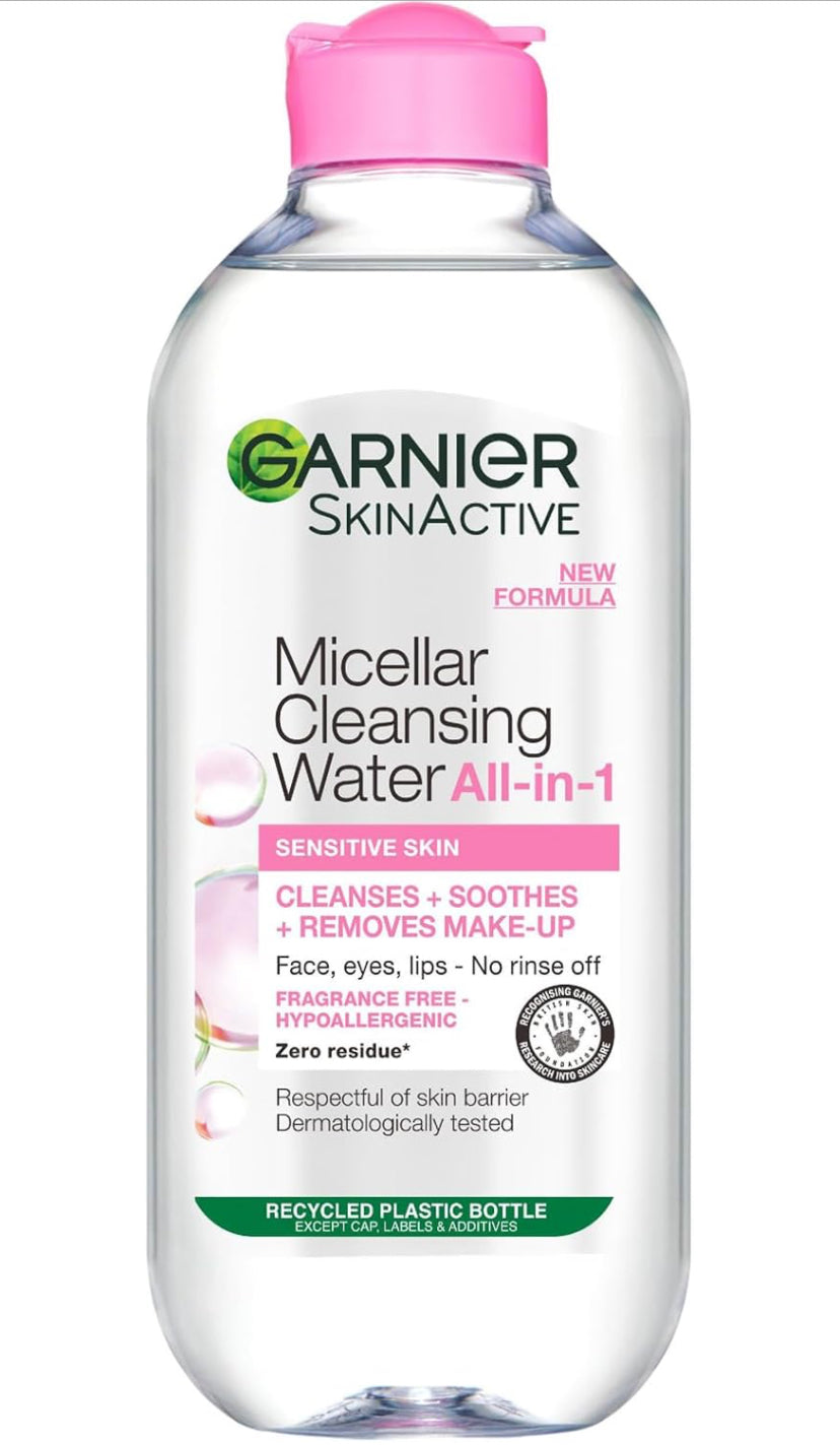 GARNIER 400ML MICELLAR WATER SENSITIVE