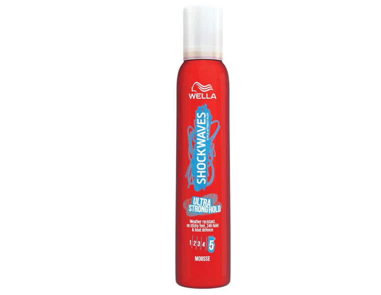 Wella Shockwaves Ultra Strong Hold Mousse, 200ml
