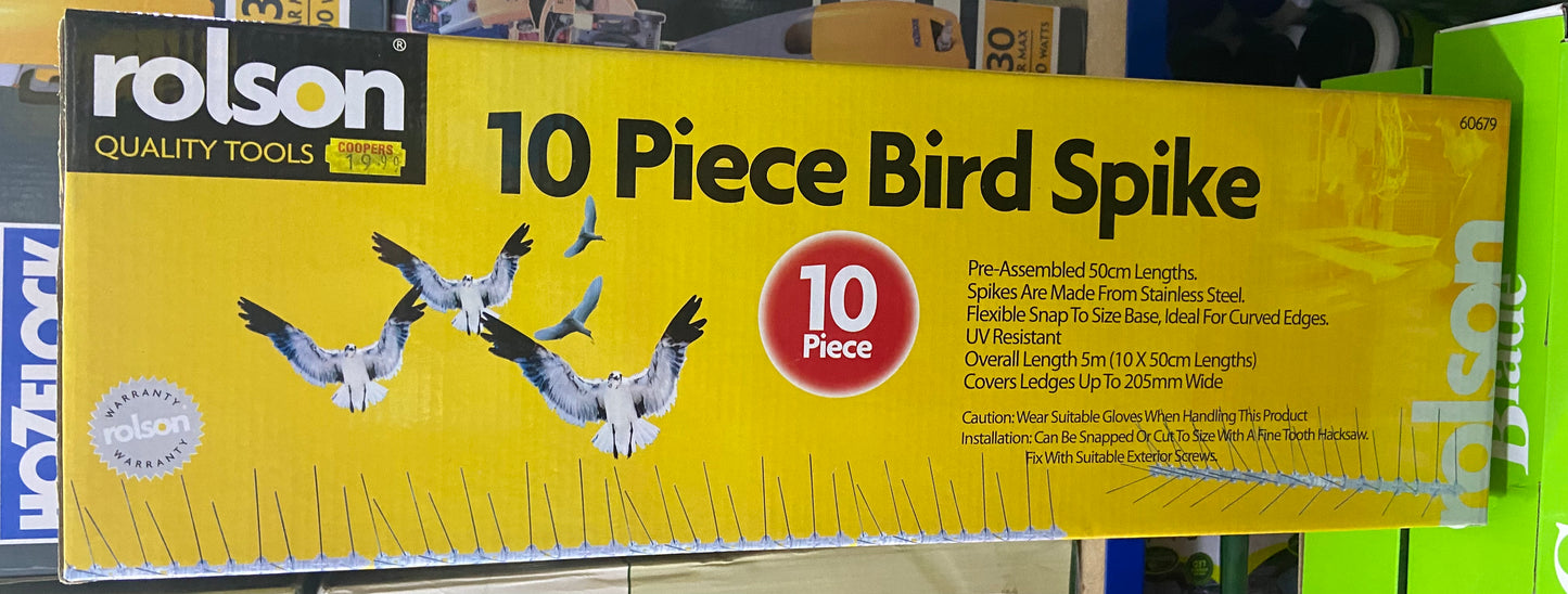 ROLSON PACK DE 10 PICS ANTI-OISEAUX
