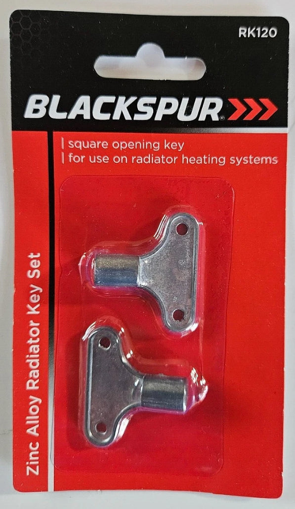 BLACKSPUR ZINC ALLOY RADIATOR KEY SET