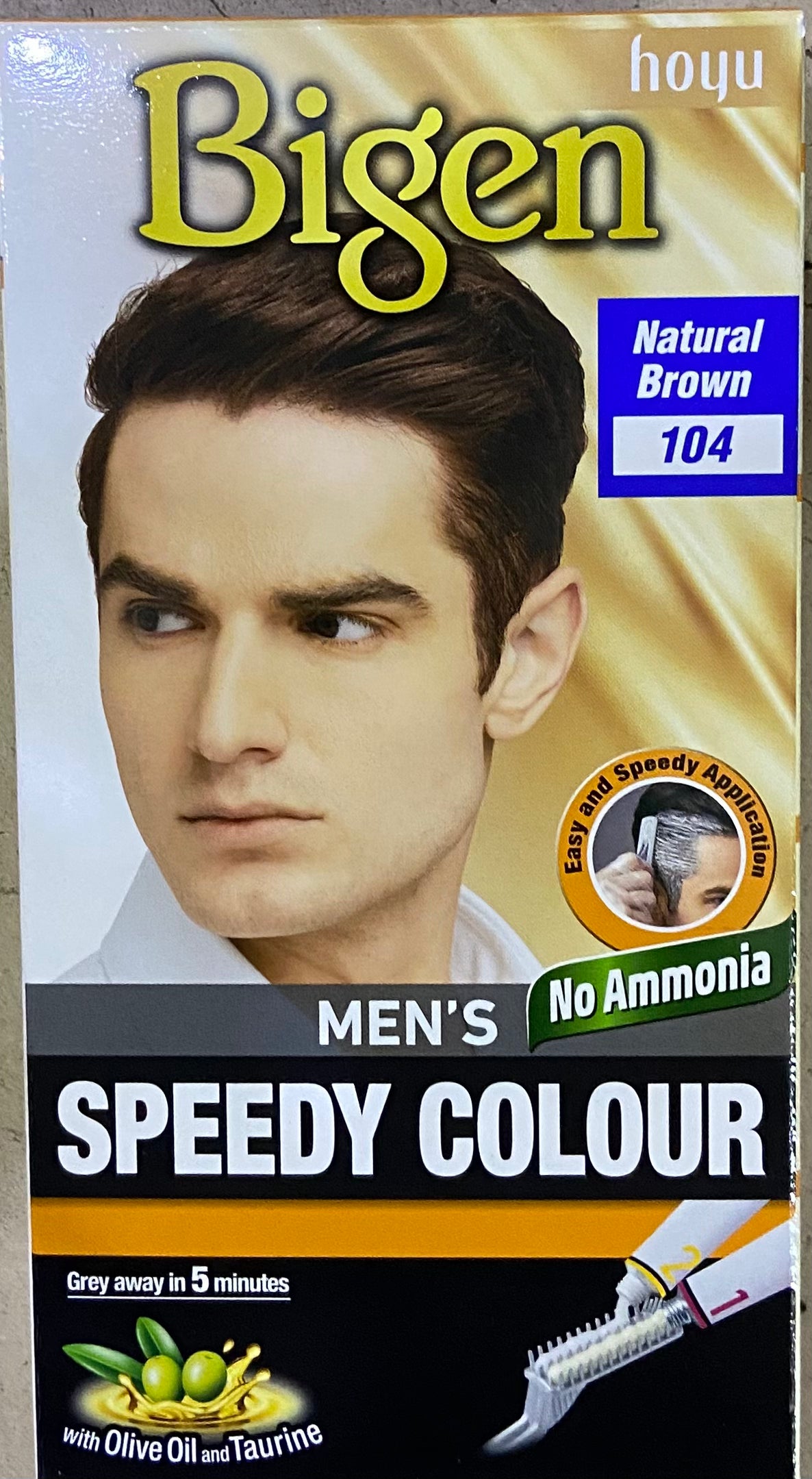 BIGEN MEN'S SPEEDY COLOUR CHÂTAIN NATUREL 104