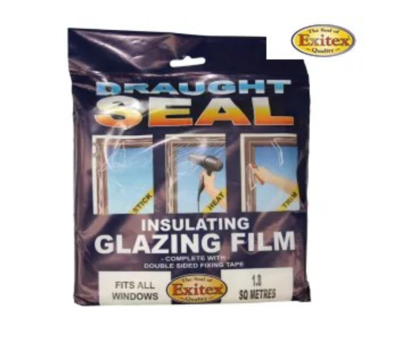 DRAUGHT SEAL INSULATING GLAZING FILM 1.8 sq Metres