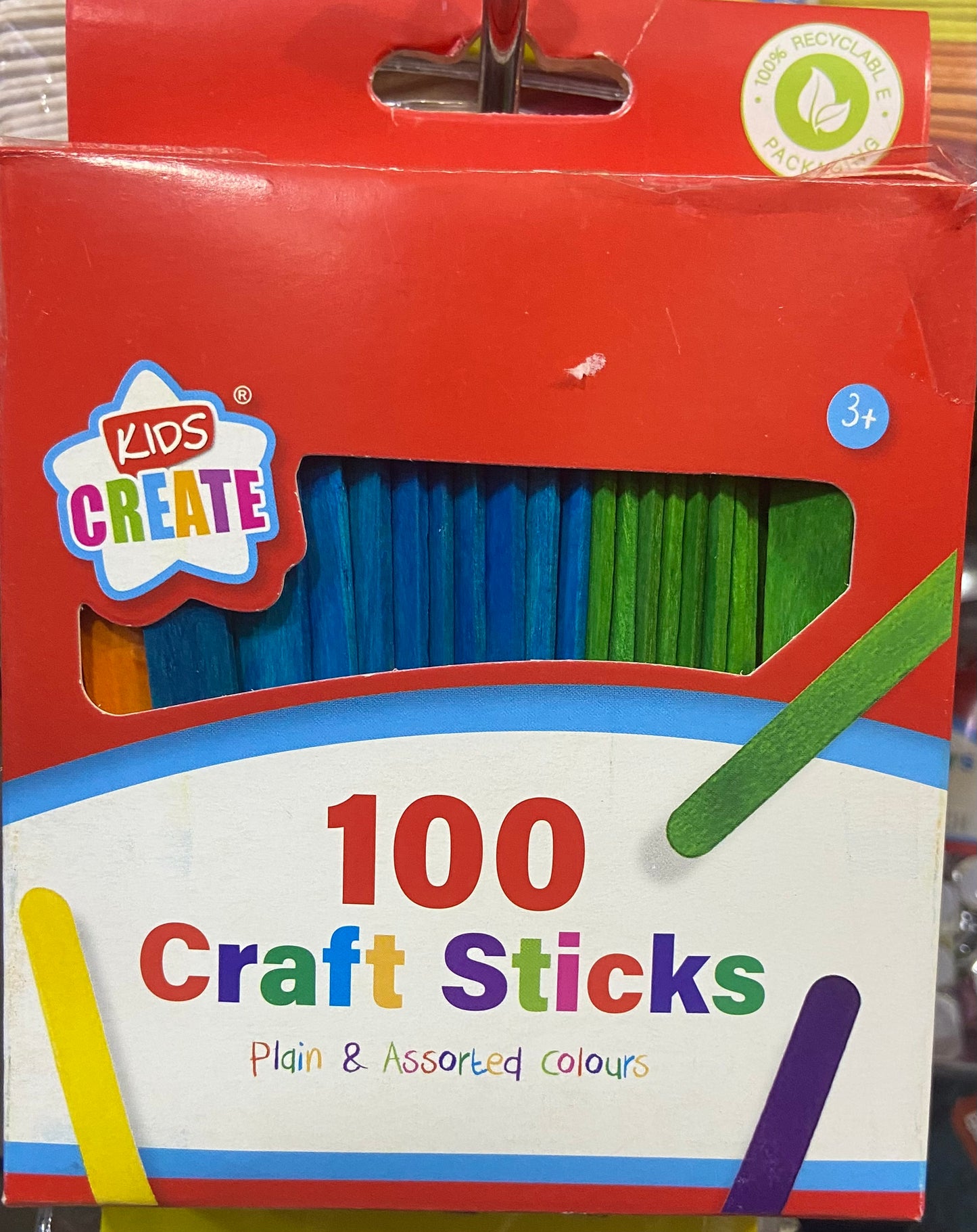 KIDS CREATE 100 BÂTONNETS D'ARTISANAT