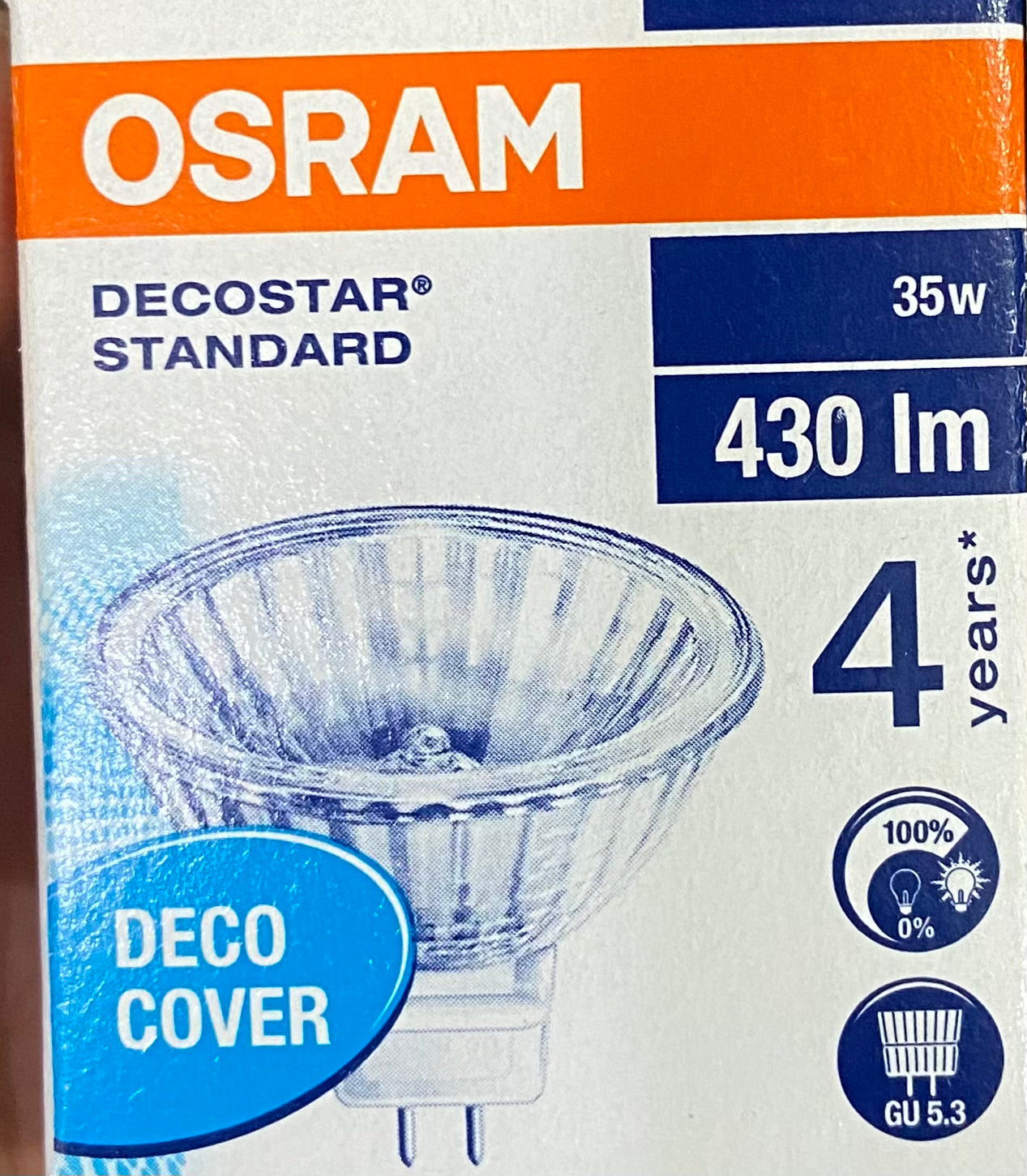 OSRAM 35W GU5.3 430 LUMENS