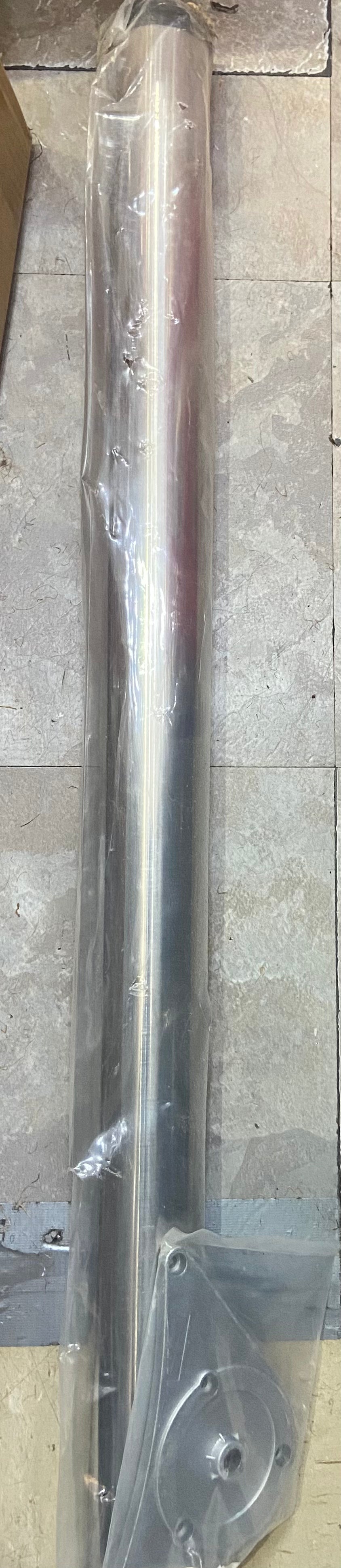 SUPPORTS DE PLAN DE TRAVAIL EN NICKEL BROSSÉ 870X60MM