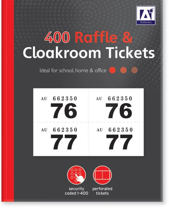 400 Raffle & Clock room tickets