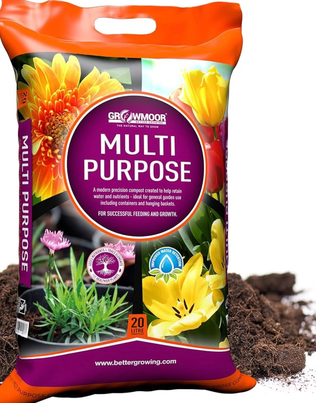 GROW MORE MULTI PURPOSE COMPOST 20L