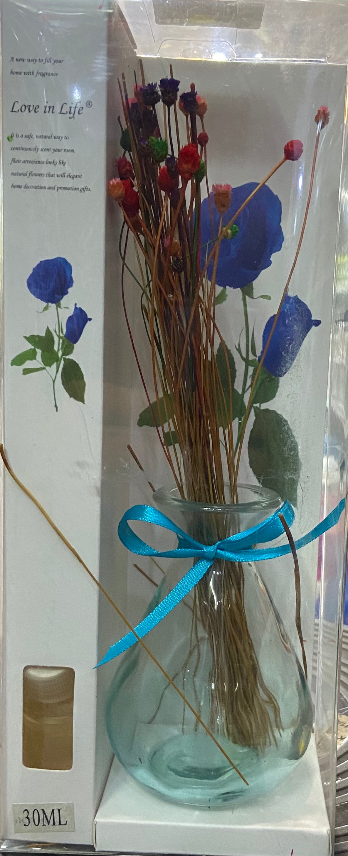 REED DIFFUSER BLUE BOW