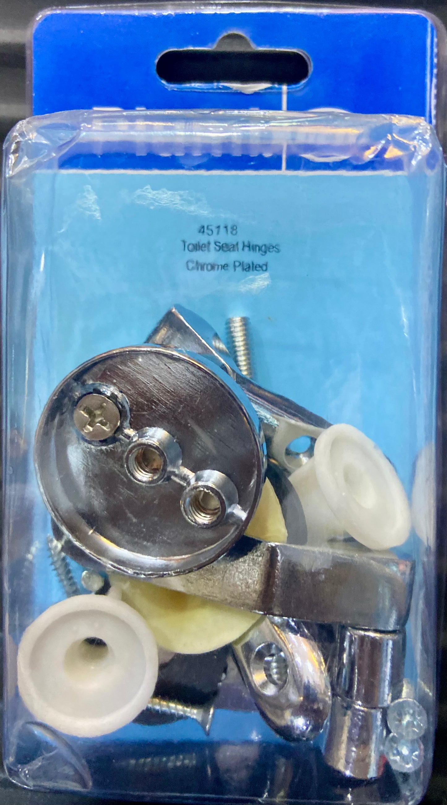 Charnières de siège de toilettes plaquées chrome PLUMB
