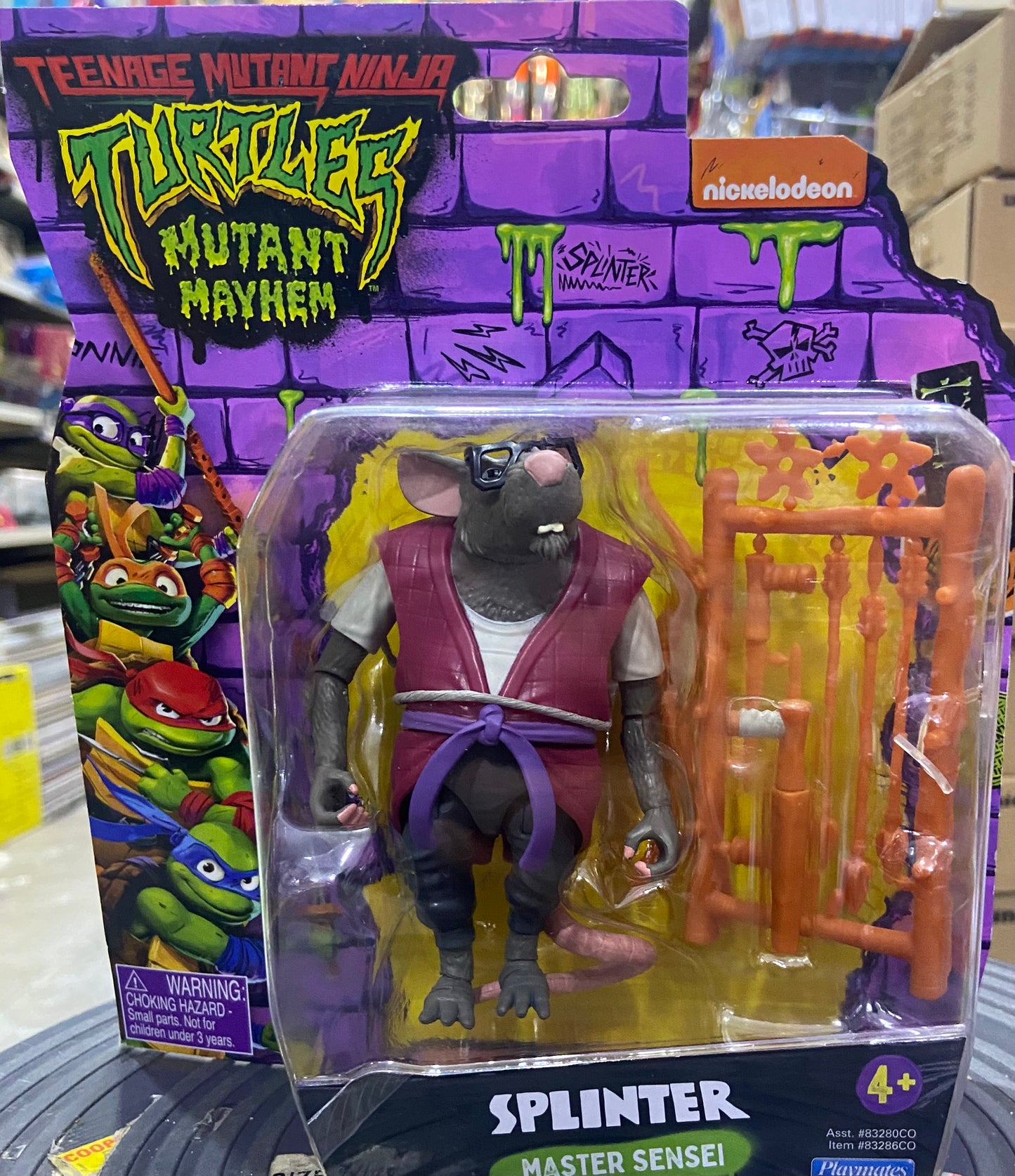 TORTUES SPLINTER MAÎTRE SENS