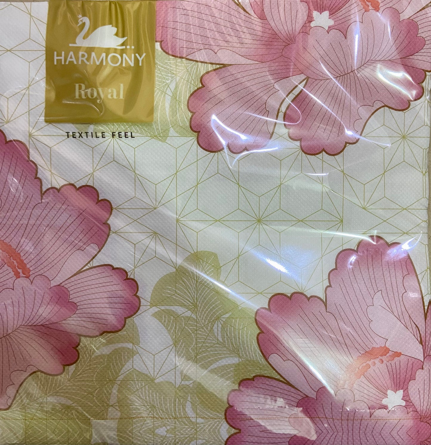 HARMONY 2ply PINK PEONY NAPKIN 40x40cm 20pk