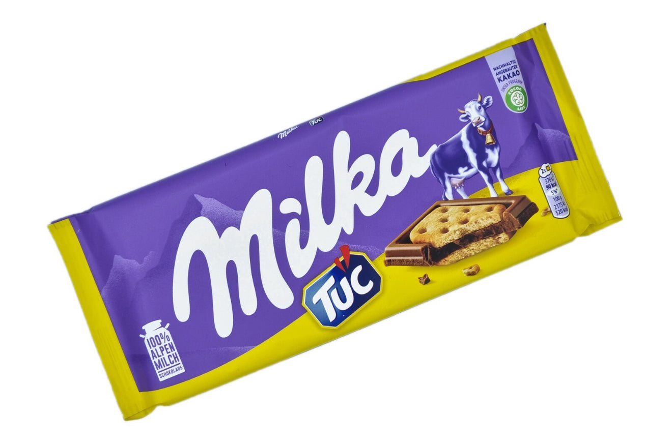 CHOCOLAT MILKA BISCUITS TUC 87g