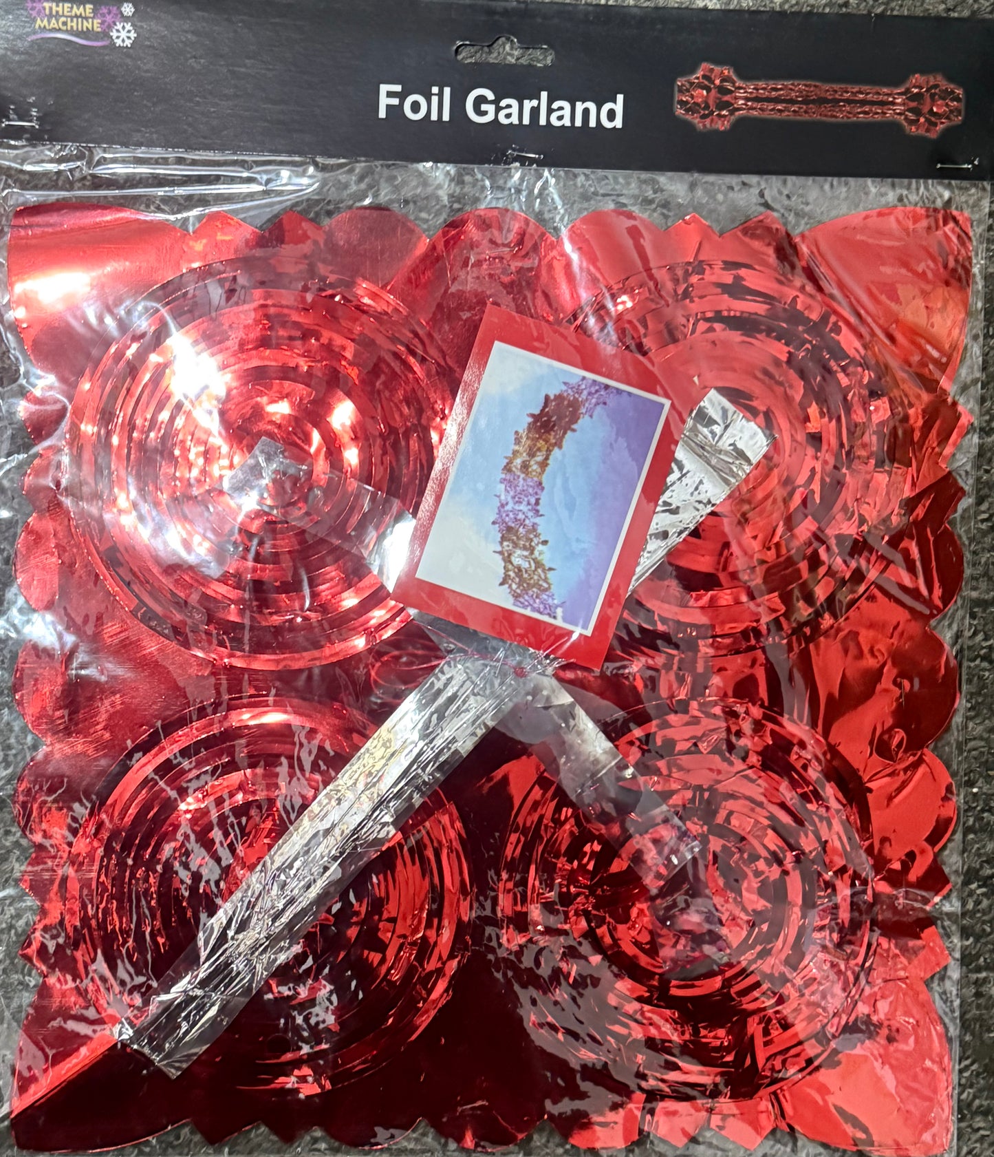 CHRISTMAS FOIL GARLAND
