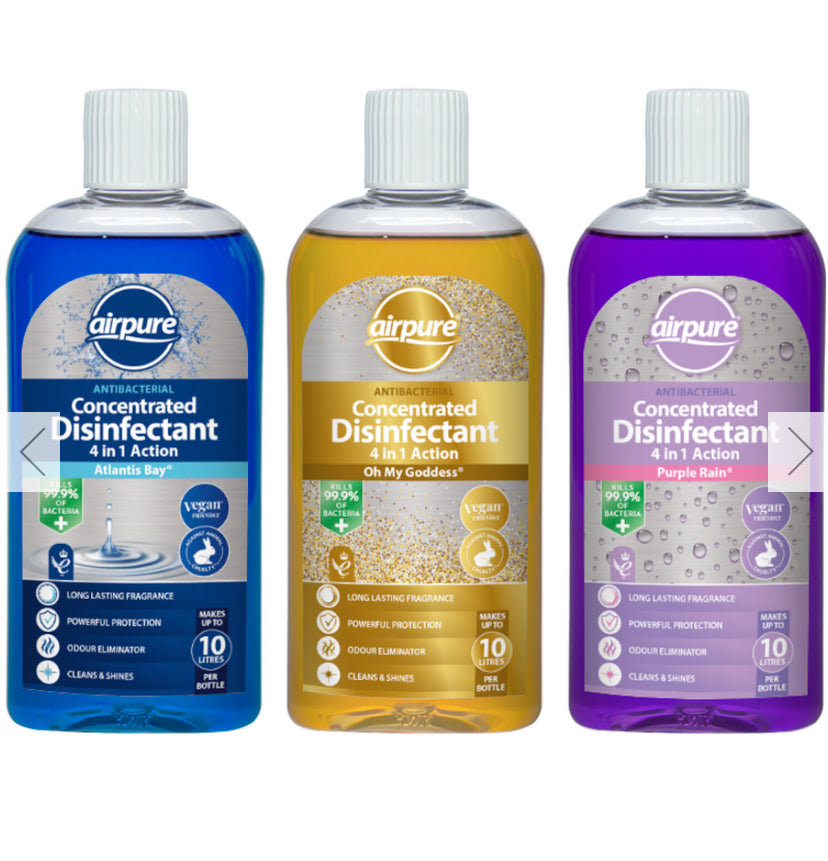 AIRPURE CONCENTRATED DISINFECTANT 4 in 1 ACTION