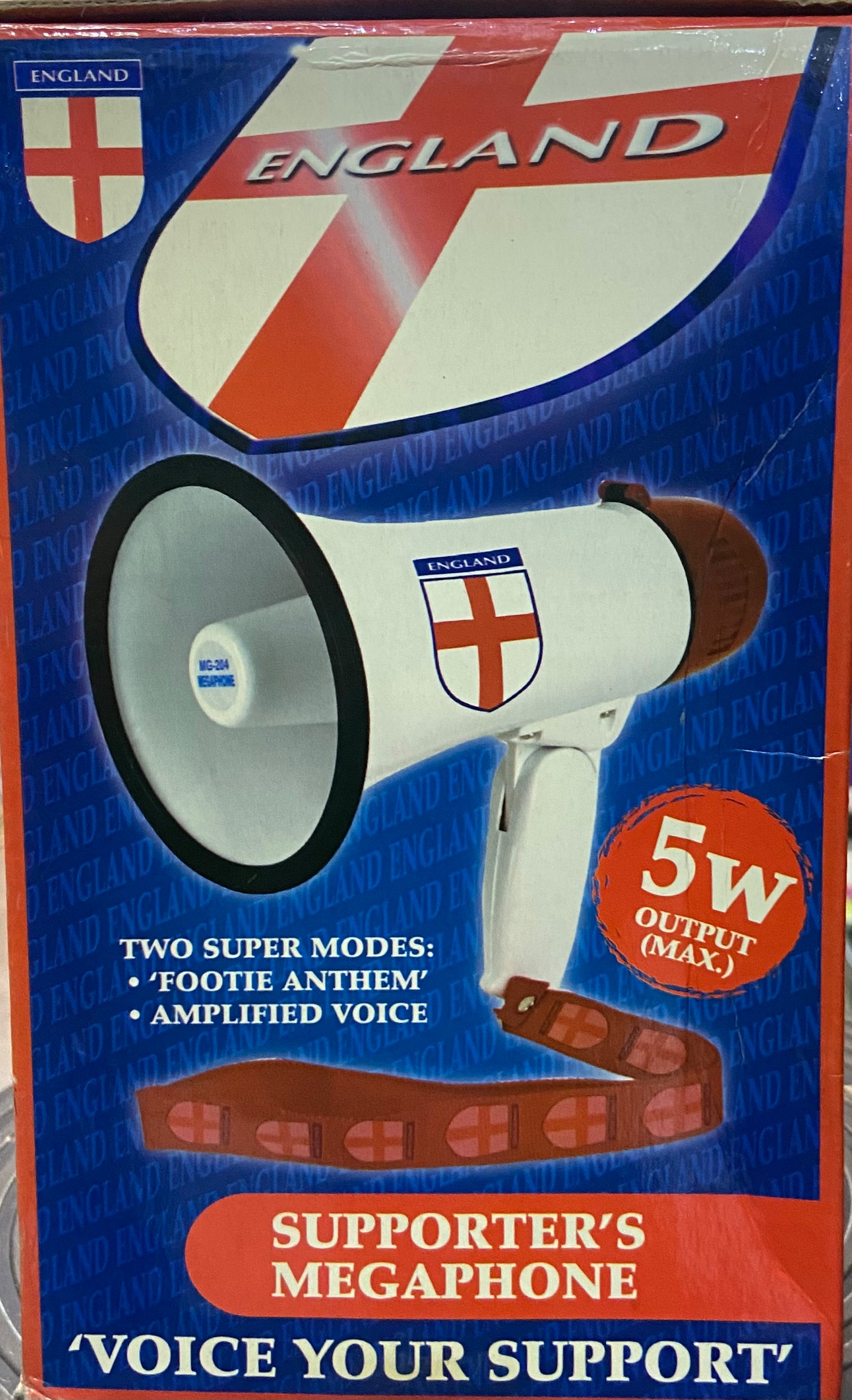 MÉGAPHONE DE SUPPORTER ANGLAIS