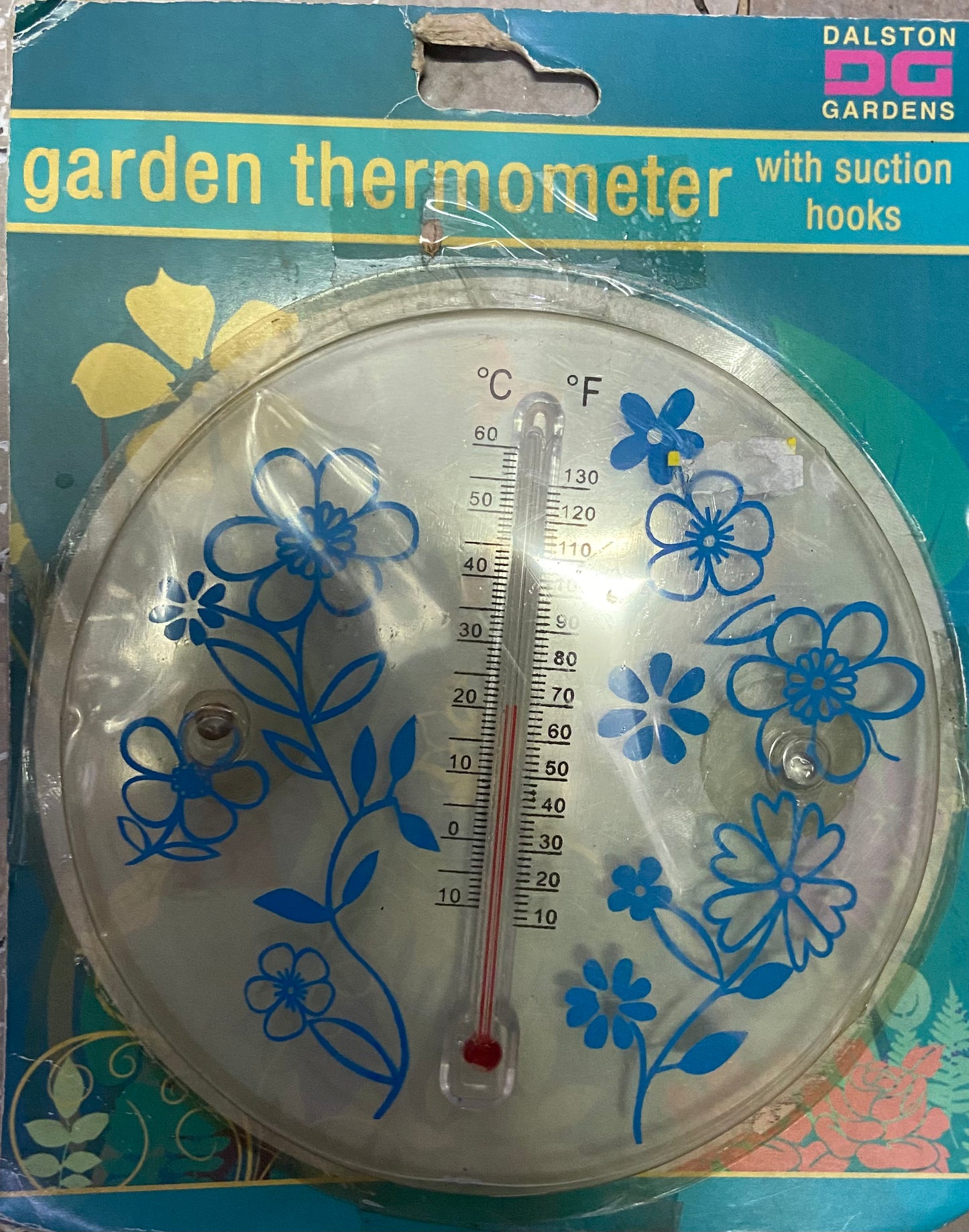 THERMOMÈTRE DE JARDIN AVEC CROCHETS À SECTIONS