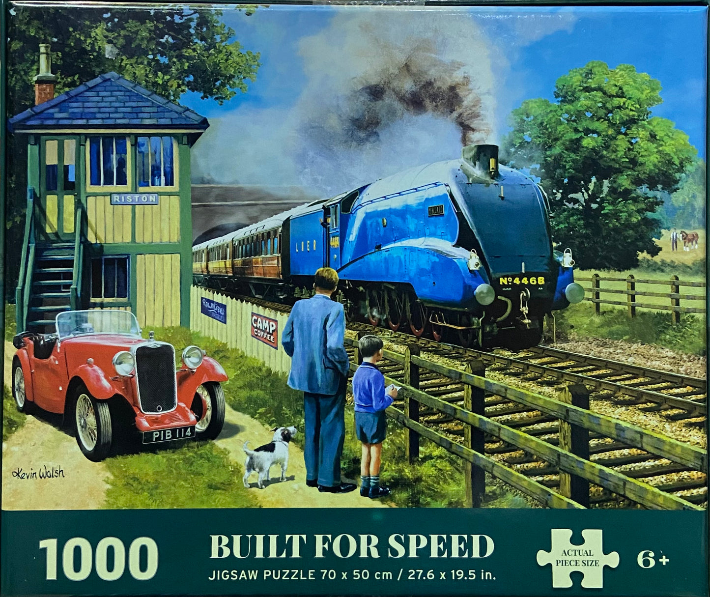 NOSTALGIA BUILT FOR SPEED JIGSAW PUZZLE 70x50cm