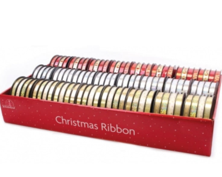 CHRISTMAS ACCESSORY 4 FOIL RIBBON SPOOL