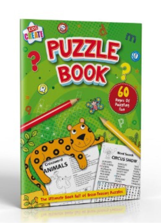 KIDS CREATE PUZZLE BOOK