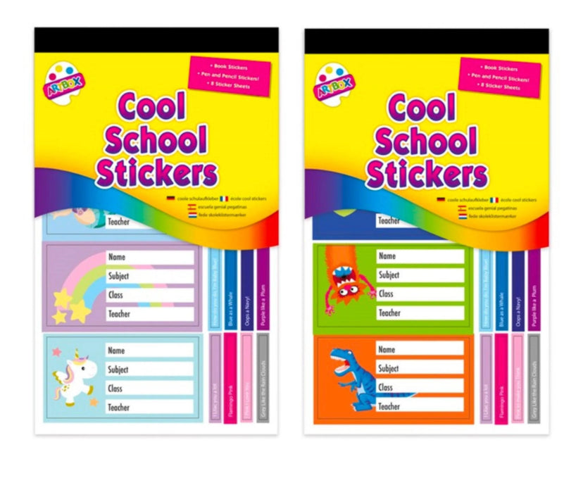 COOL SCHOOL STICKERS