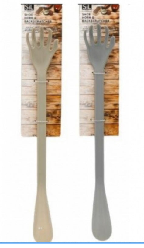 SHOE HORN & BACK SCRATCHER Assorted Colours