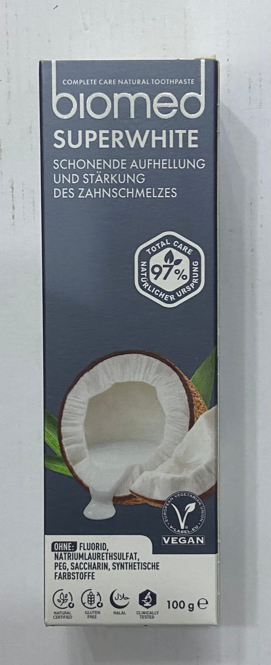 Dentifrice BIOMED SUPER WHITE 100g