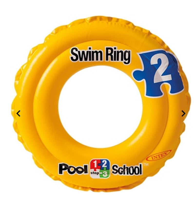 INTEX DELUXE SWIM RING POOL SCHOOL STEP