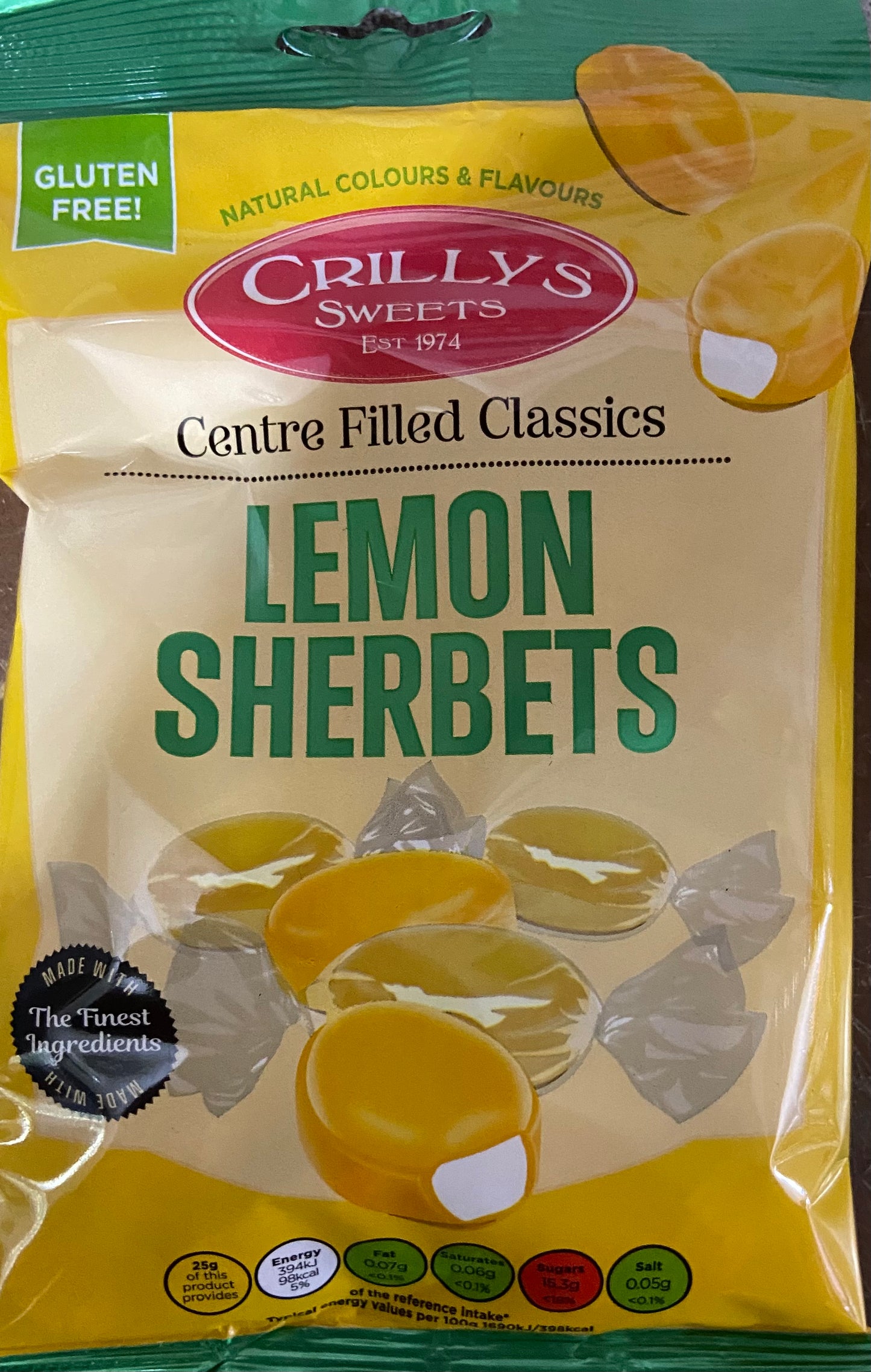CRILLYS 130G SORBETS AU CITRON