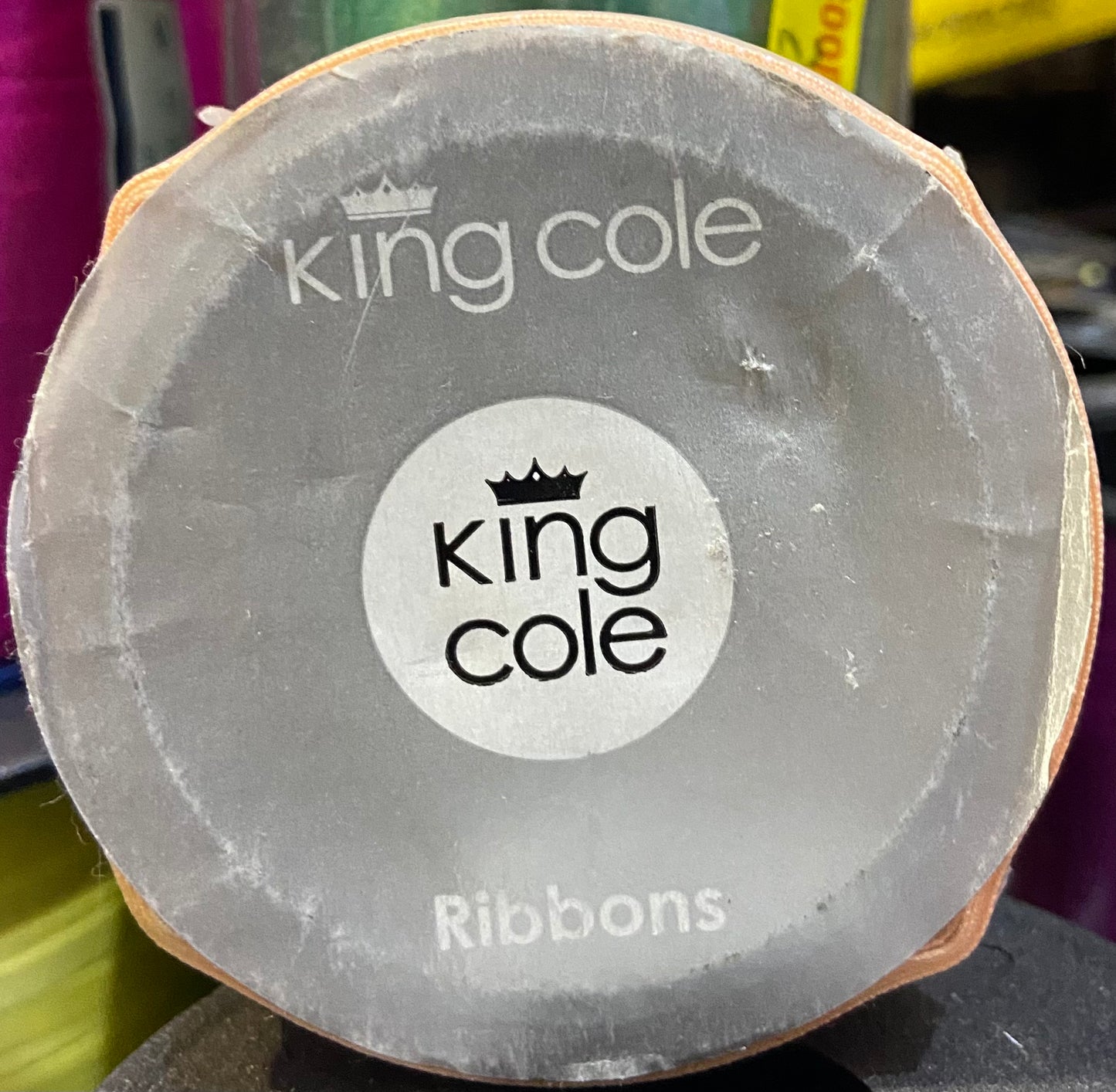 KING COLE RUBAN SATIN DOUBLE FACE 25mm-3M PÊCHE
