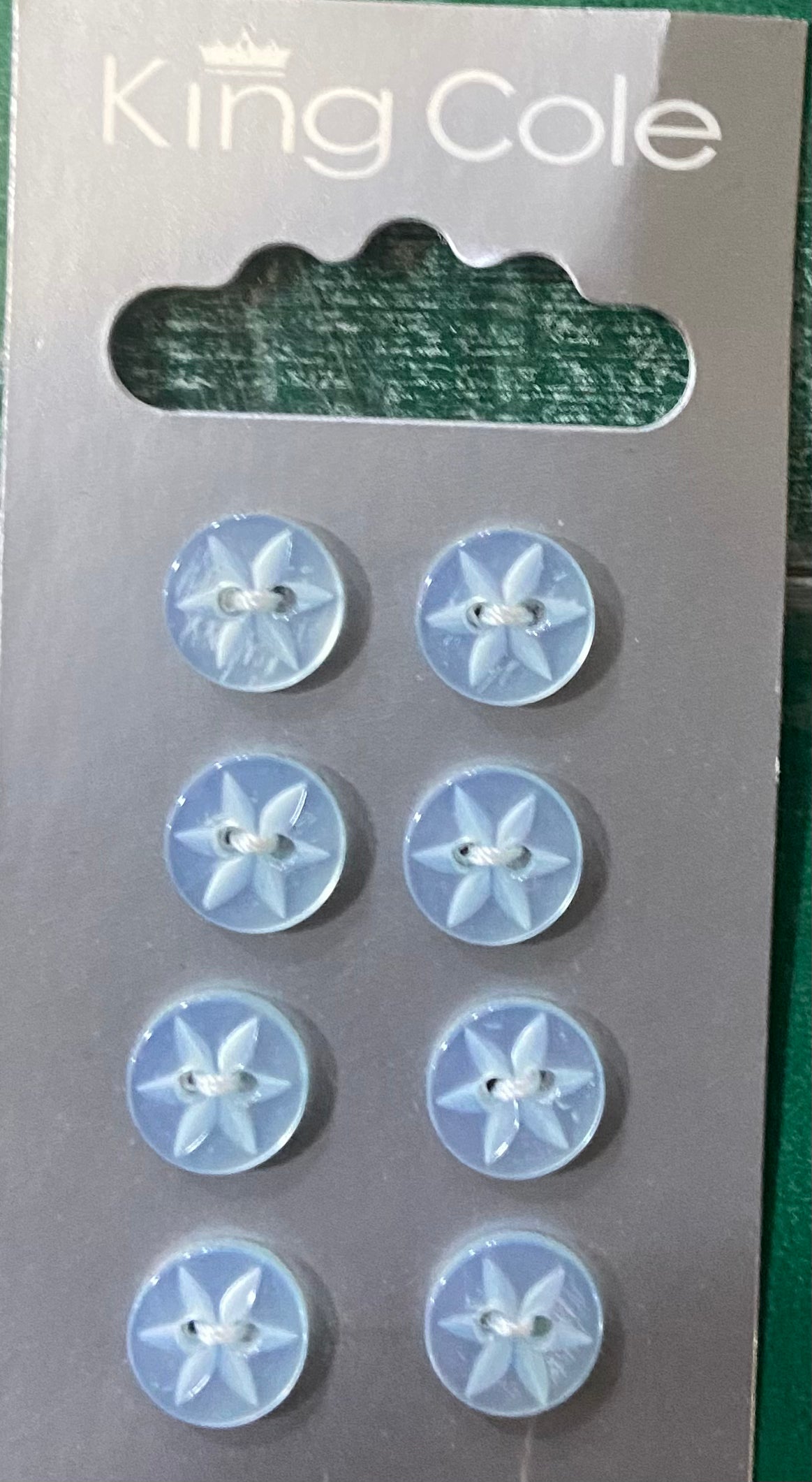 KING COLE BUTTON X8