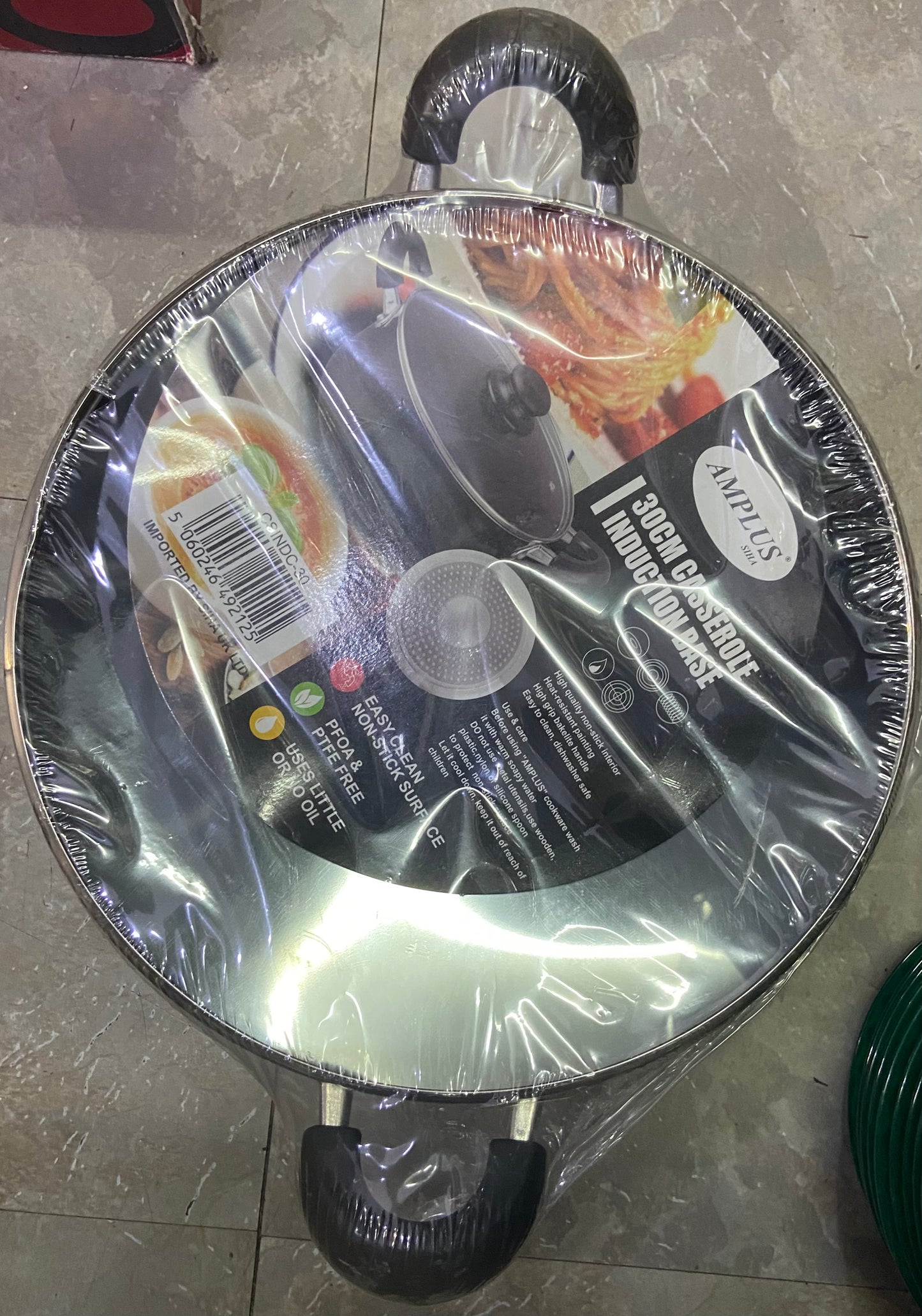 30cm CASSEROLE INDUCTION BASE NON-STICK