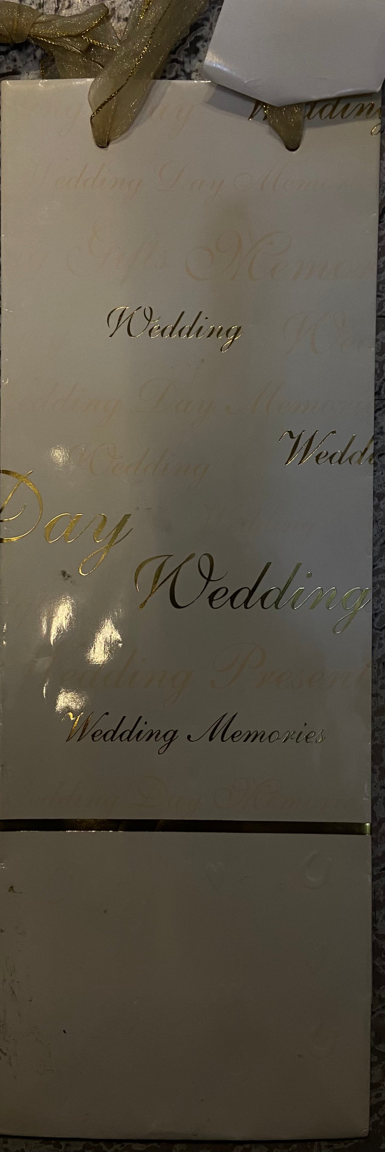 SAC CADEAU BOUTEILLE DE MARIAGE