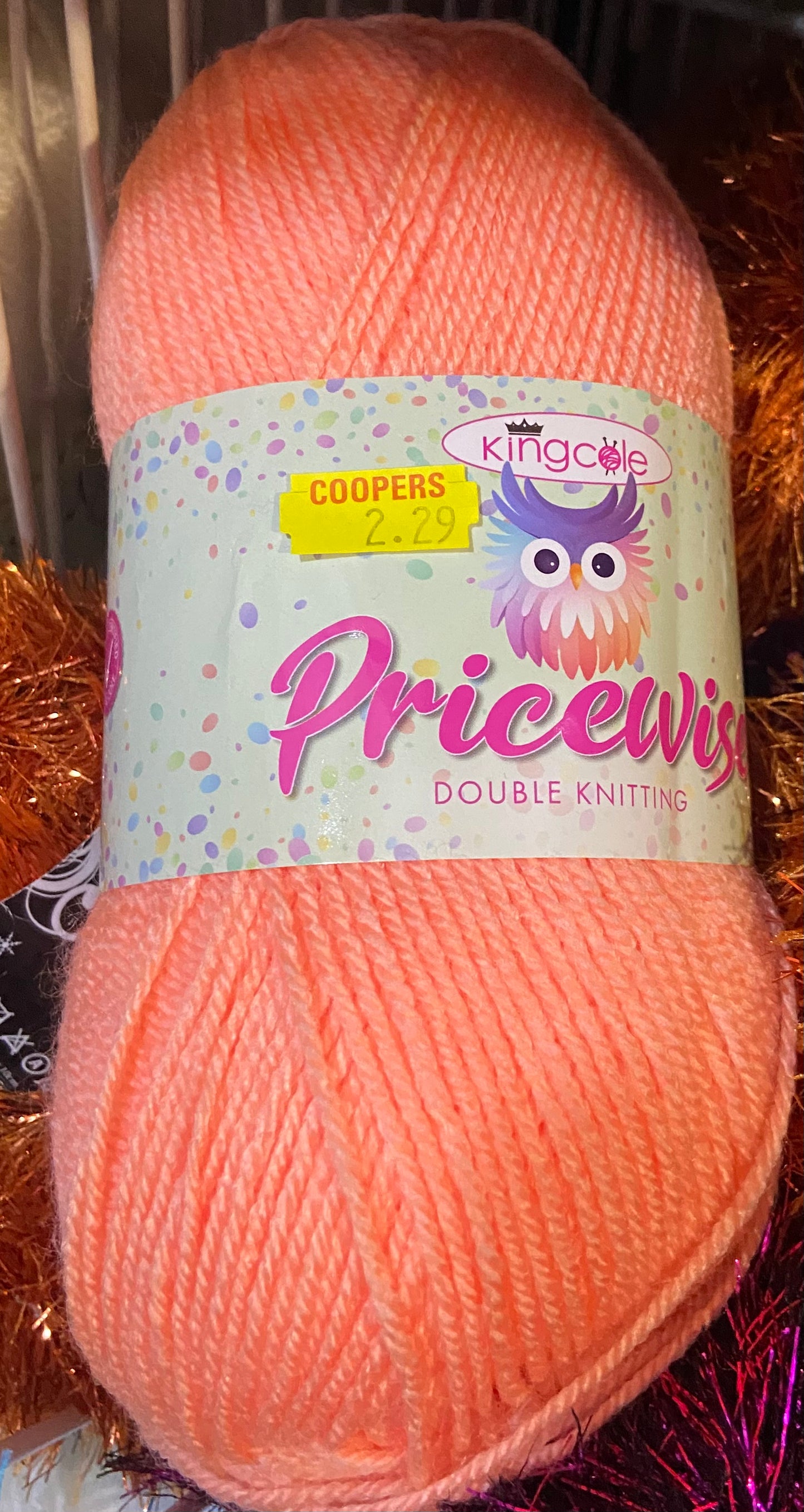LAINE BÉBÉ KING COLE PRICEWISE PEACH 100g