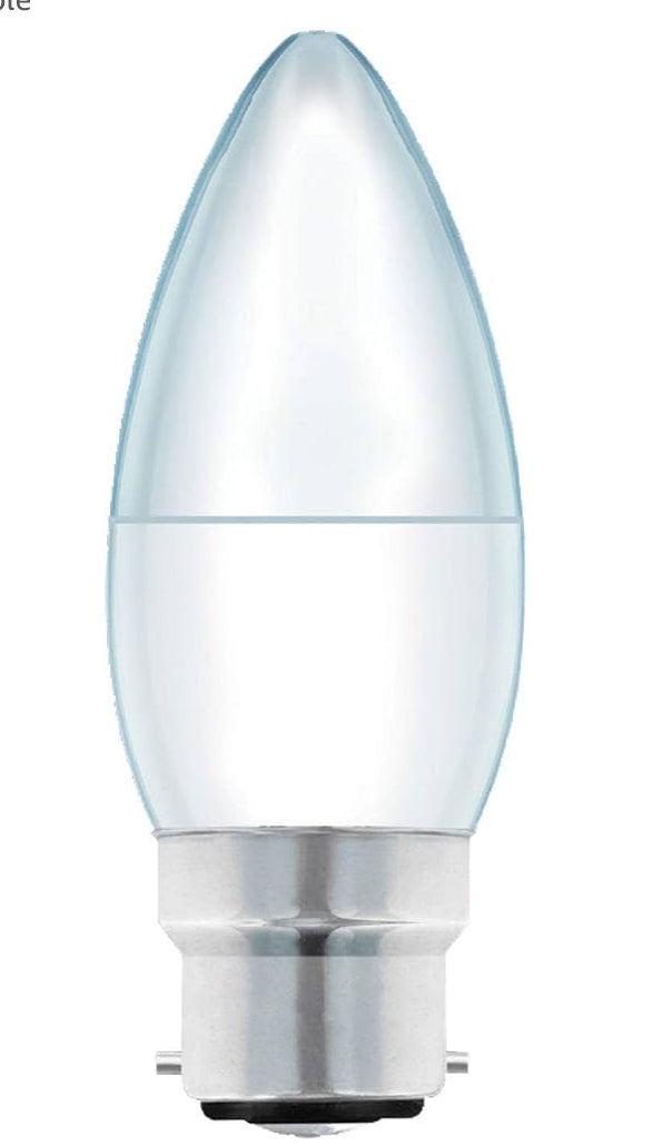 STATUS LED CANDLE PEARL 7.5w=60w WARM WHITE DIMMABLE B22/BC 806 LUMENS