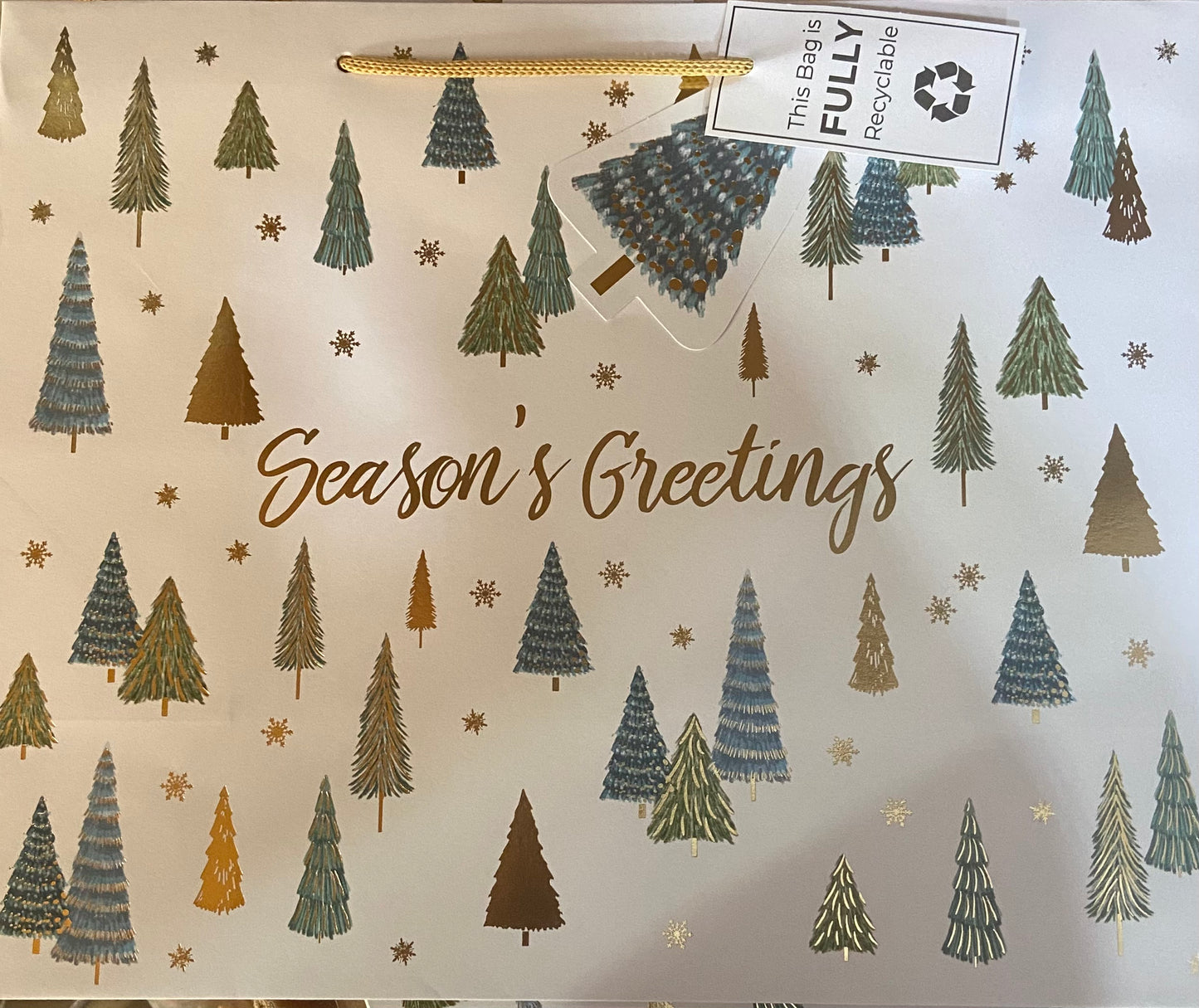 CHRISTMAS NORDIC TREES LARGE BAG