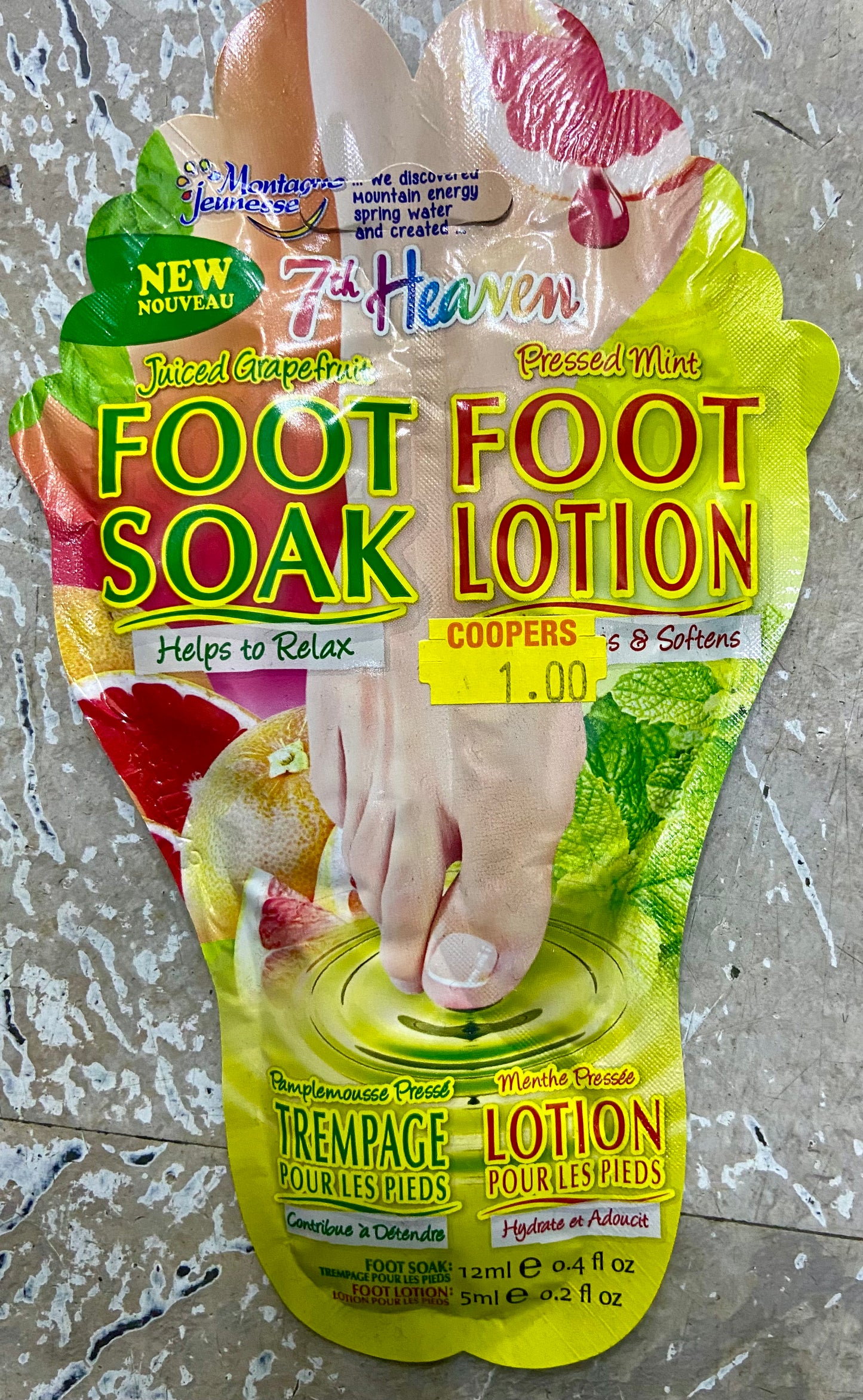 Bain de pieds et lotion pour les pieds 7th HEAVEN