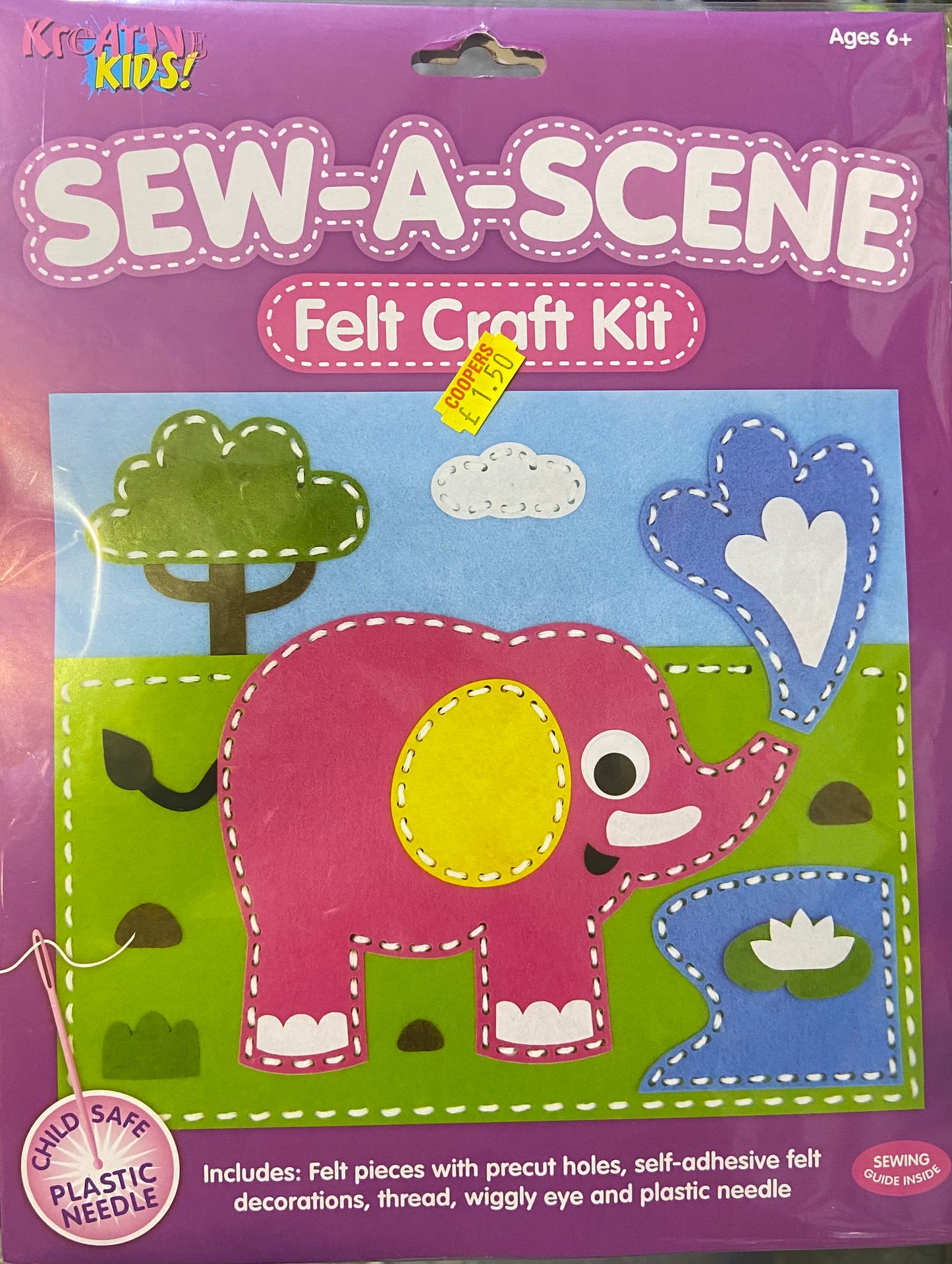 SEW-A-SCENE FELT CRAFT KID ages 6+