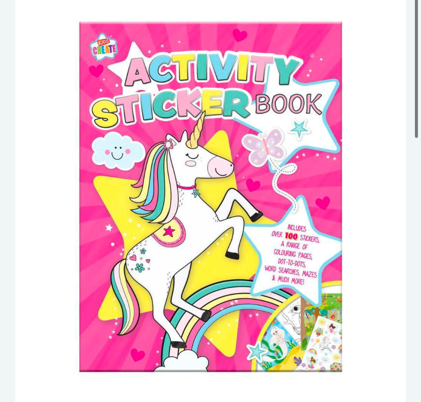 ACTIVITY STICKER BOOK