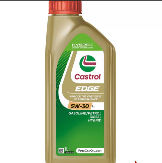 Huile moteur Castrol EDGE 5W-30 LL entièrement synthétique avec norme Hyspec, 1 litre