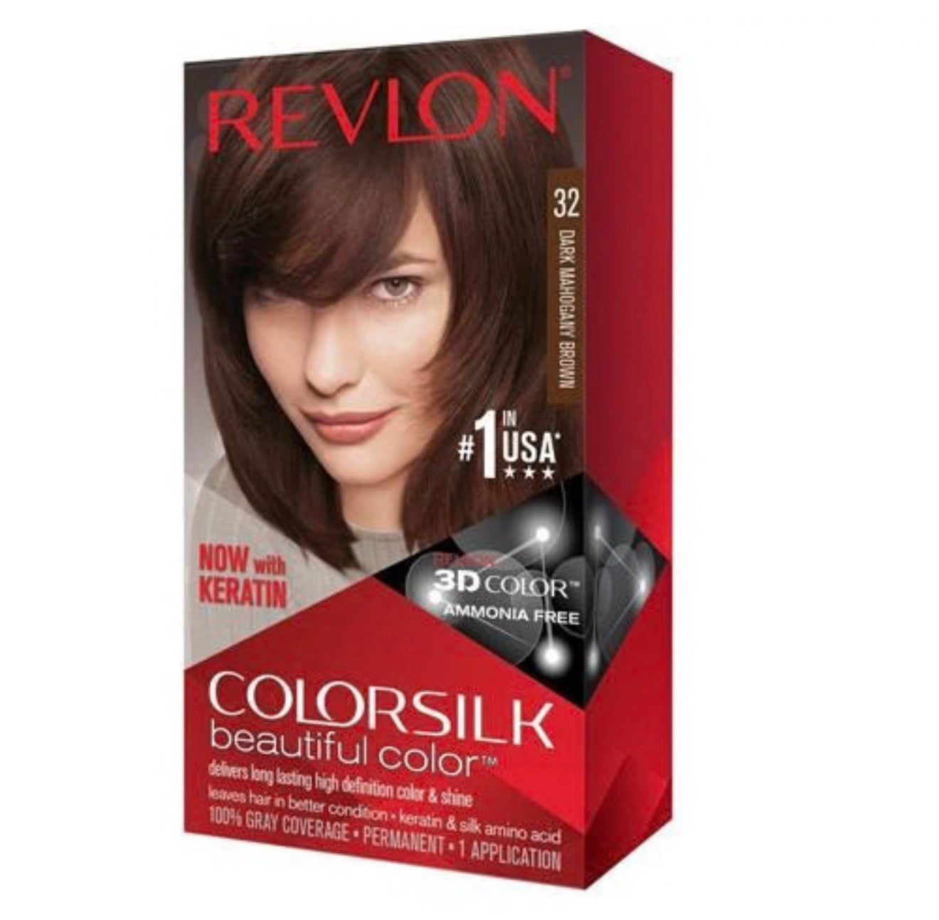 RELVON COLORSILK DARK MAHOGANY BROWN